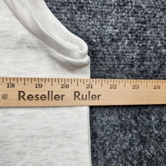 Varley Ellen Cowl Tank Top Womens Large White DoubleSoft Lightweight Knit - Picture 8 of 10